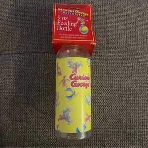 NWT 2002 Curious George Adventures 9oz Feeding Bottle